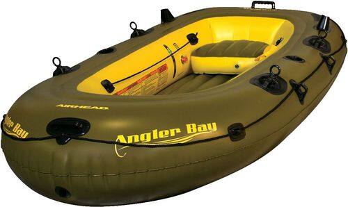 Airhead - ANGLER BAY Inflatable Boat, 4 person