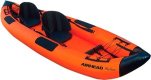 Airhead - Montana Inflatable Kayak, 2 Person - Orange - Front_Zoom