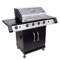 Char-Broil - Performance Series TRU-Infrared 4-Burner Gas Grill - Stainless Steel/Black - Angle_Zoom