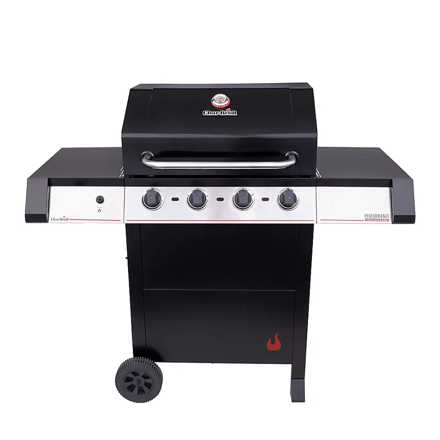 Alt View 11. Char-Broil - Performance Series TRU-Infrared 4-Burner Gas Grill - Stainless Steel/Black.