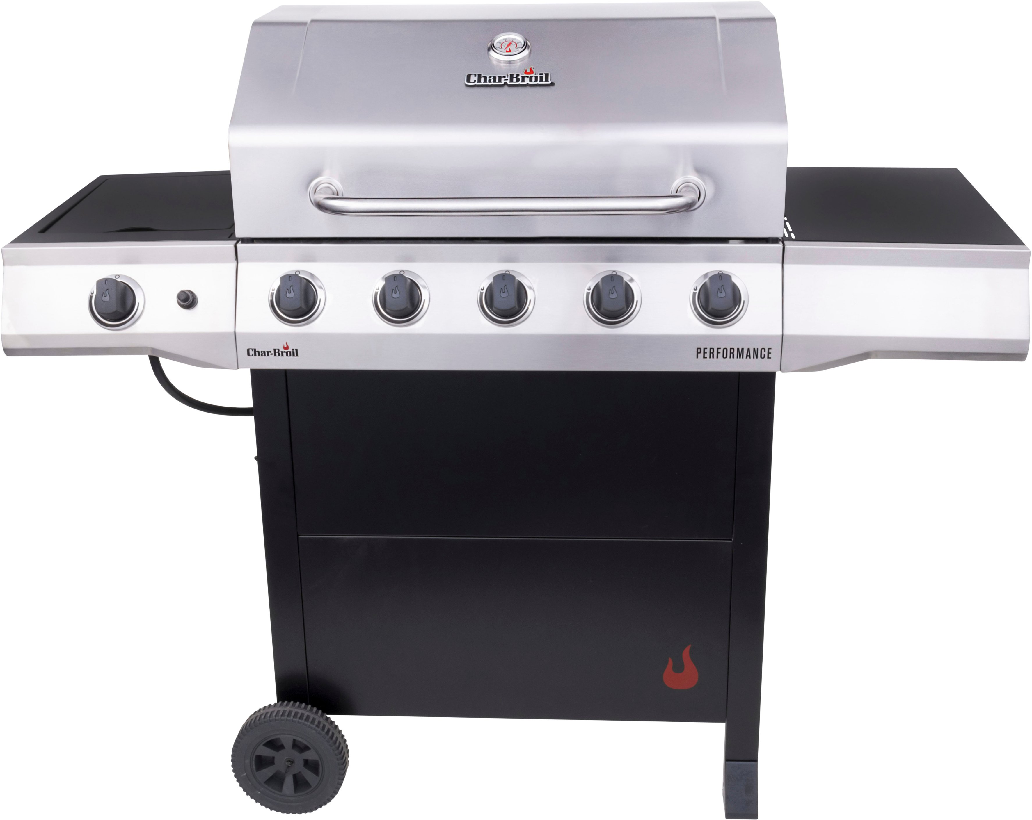 Char Broil Performance Series 5 Burner Gas Grill with Cabinet