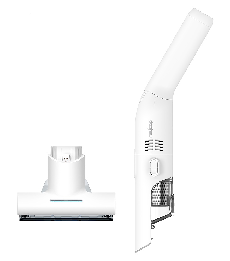 Angle View: RAYCOP - GO UV+ Ultra-Portable Handheld Allergen Vacuum - White