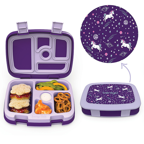 Bentgo - Kids Prints Unicorn Lunch Box - Lavender/Purple