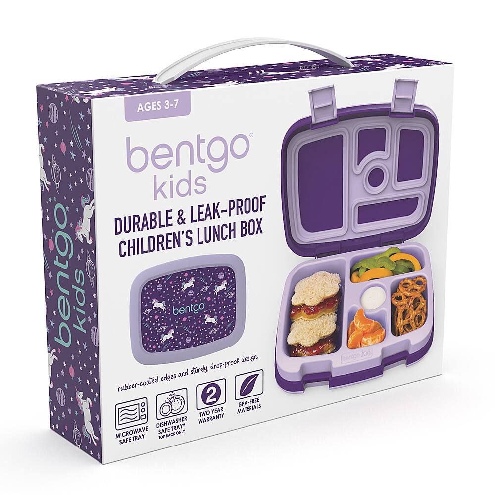 Alt View 13. Bentgo - Kids Prints Unicorn Lunch Box - Lavender/Purple.