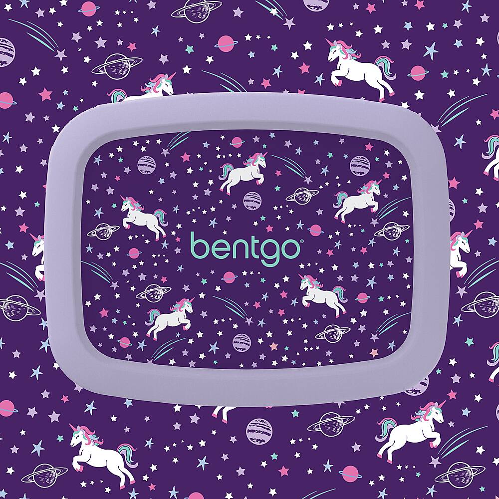 Alt View 14. Bentgo - Kids Prints Unicorn Lunch Box - Lavender/Purple.