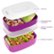 Alt View Zoom 11. Bentgo - Classic All-in-One Lunch Box - Purple.