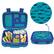 Angle. Bentgo - Kids Prints Shark Lunch Box - Blue/Teal.