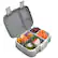 Angle. Bentgo - Fresh Version 2 Lunch Box - Gray.