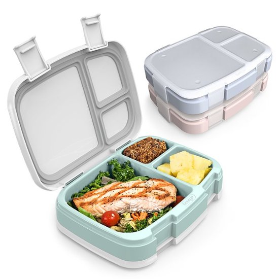 Bentgo Classic AlI-In-One Stackable Lunch Box- Gray - Shop Lunch