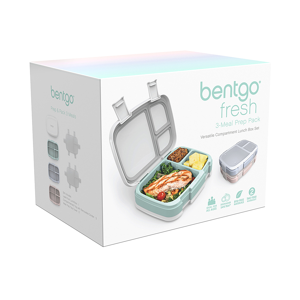 Bentgo Fresh Lunch Box, 2 Pk. Gray