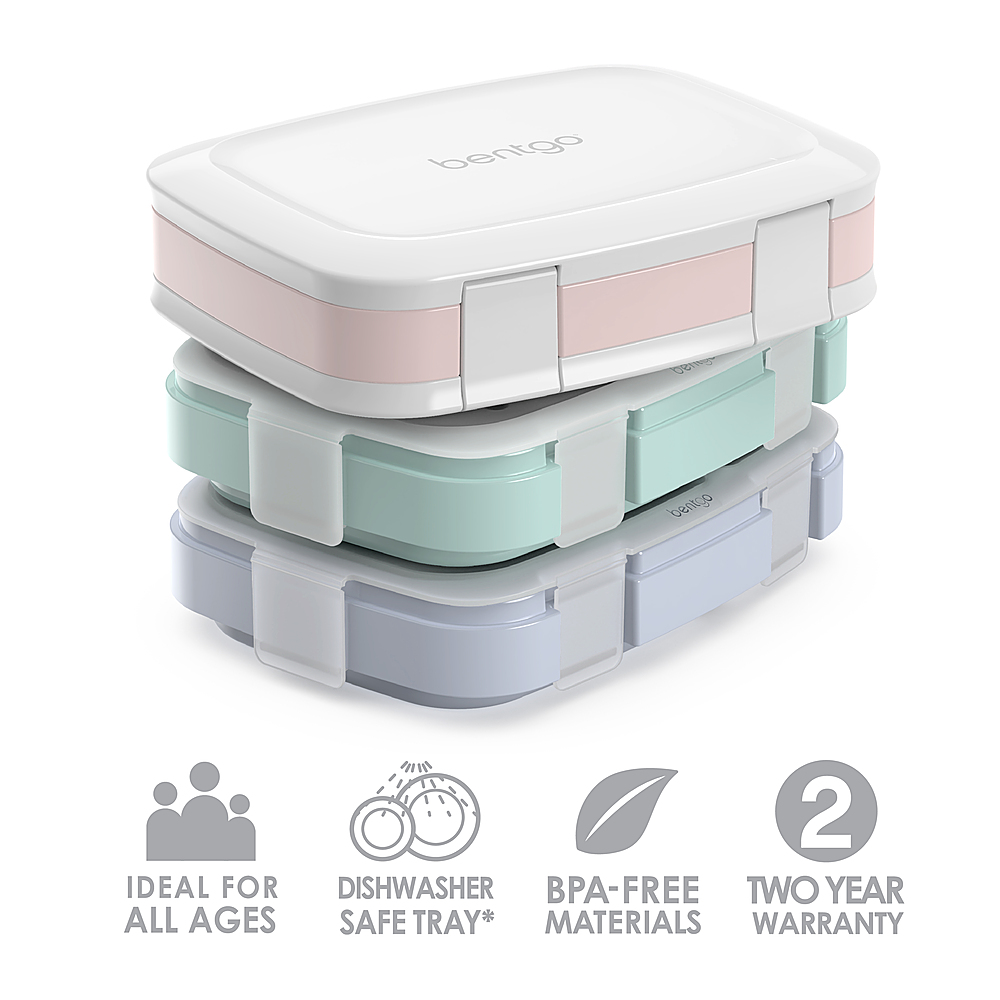 Bentgo Classic All-in-one Stackable Lunch Box Container With Built In  Flatware - Gray : Target