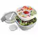 Angle. Bentgo - Salad To-Go Container - Gray.