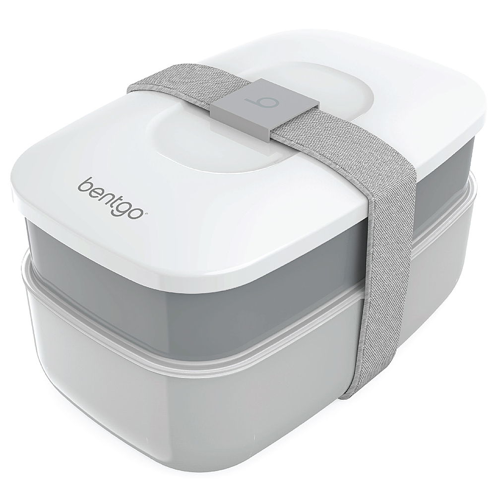 Angle View: Bentgo - Classic All-in-One Lunch Box - Gray