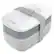 Angle. Bentgo - Classic All-in-One Lunch Box - Gray.