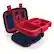 Alt View 12. Bentgo - Kids Prints Rocket Lunch Box - Red/Navy.