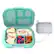 Angle. Bentgo - Kids Chill Lunch Box - Aqua.