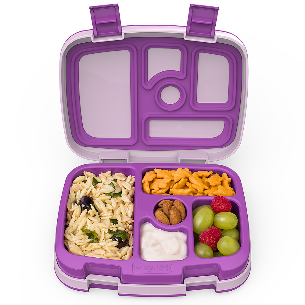 Bentgo Kids Chill Lunch & Snack Box with Removable Ice Pack, Purple 