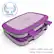 Alt View 11. Bentgo - Kids Lunch Box - Purple.