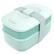 Angle. Bentgo - Classic All-in-One Lunch Box - Costal Aqua.