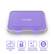 Alt View 11. Bentgo - Kids Stainless Steel Leak-Resistant Lunch Box - Purple.