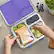 Alt View 13. Bentgo - Kids Stainless Steel Leak-Resistant Lunch Box - Purple.