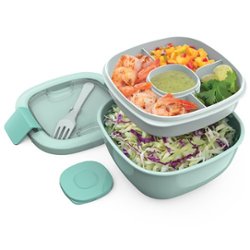 Bentgo - Salad To-Go Container - Costal Aqua - Angle_Zoom