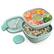 Angle. Bentgo - Salad To-Go Container - Costal Aqua.