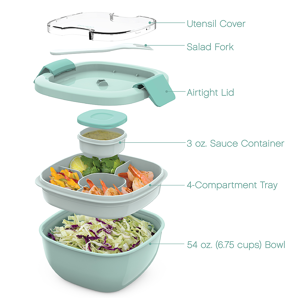 Bentgo Salad To-Go Container Costal Aqua BGOSAL-CA - Best Buy