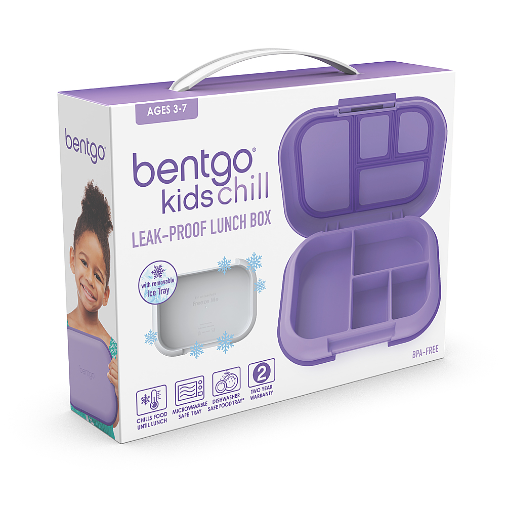 Bentgo Fresh 4-Compartment Leak-Proof Lunch Box Microwave Dishwasher Purple  New