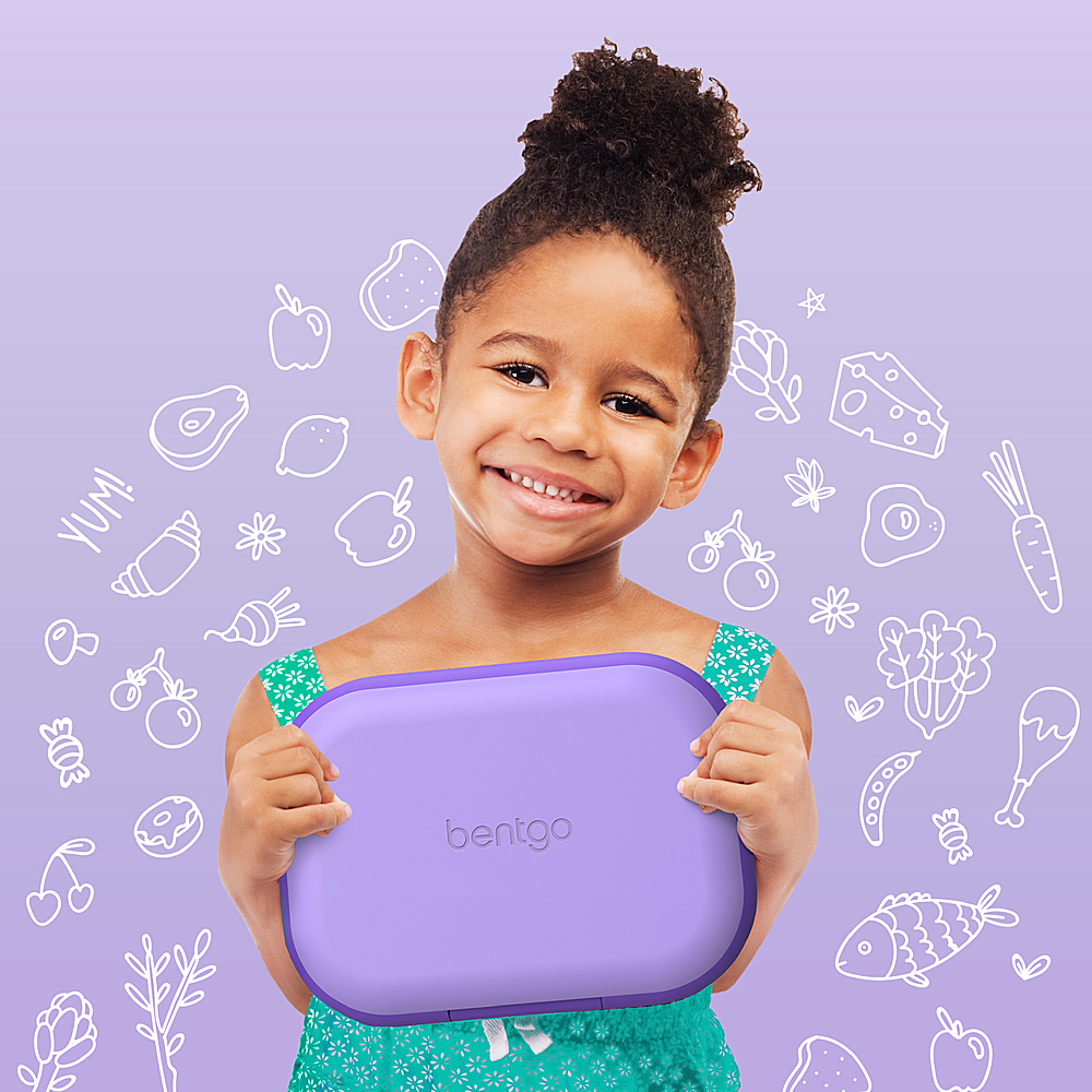 Bentgo Kids Bento Lunch Box - Purple 853975005026