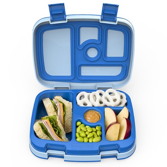 Bentgo Kids Prints Shark Reusable Lunch Box - Bpa-Free, Leak-Proof with  Portioned Compartments 
