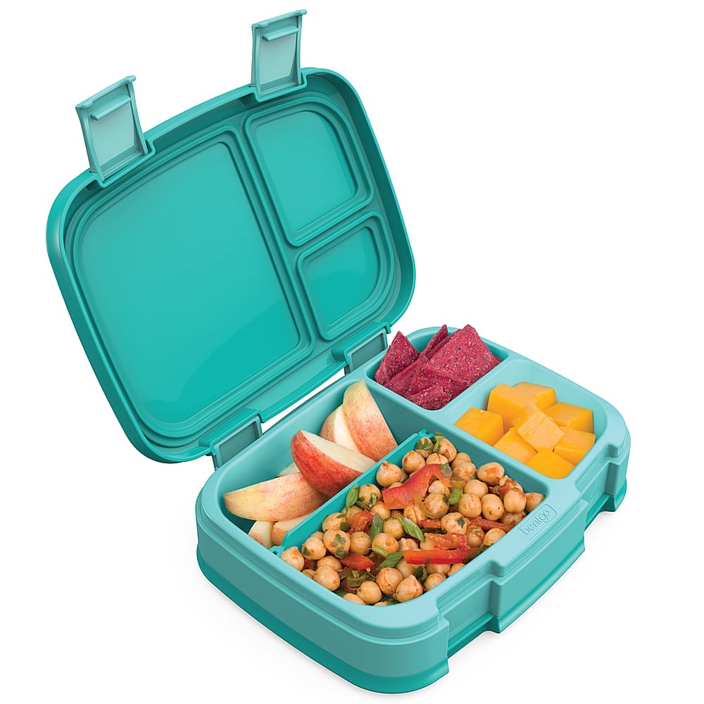 Bentgo Kids Chill Lunch & Snack Box | Kids Lunch Containers Green/Navy