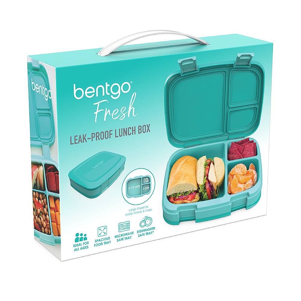 Alt View 13. Bentgo - Fresh Version 2 Lunch Box - Aqua.