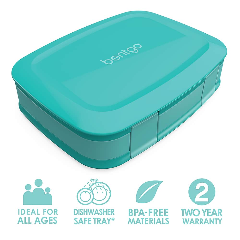Left. Bentgo - Fresh Version 2 Lunch Box - Aqua.
