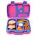 Angle. Bentgo - Kids Brights Lunch Box - Fuchsia.