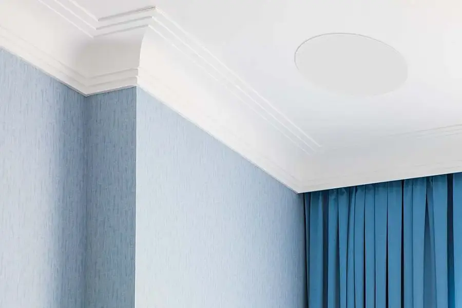 Alt View 13. MartinLogan - Motion Series CI, 6.5" Midrange with Folded Motion Tweeter, 2-Way In-Ceiling Speaker (Each) - Paintable White.
