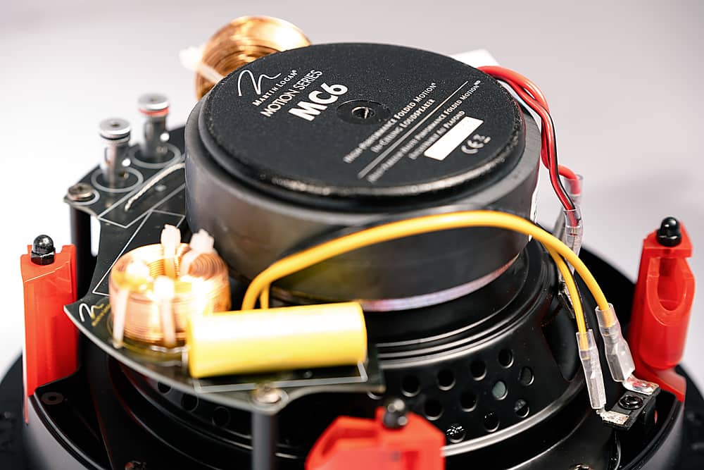 Alt View 15. MartinLogan - Motion Series CI, 6.5" Midrange with Folded Motion Tweeter, 2-Way In-Ceiling Speaker (Each) - Paintable White.