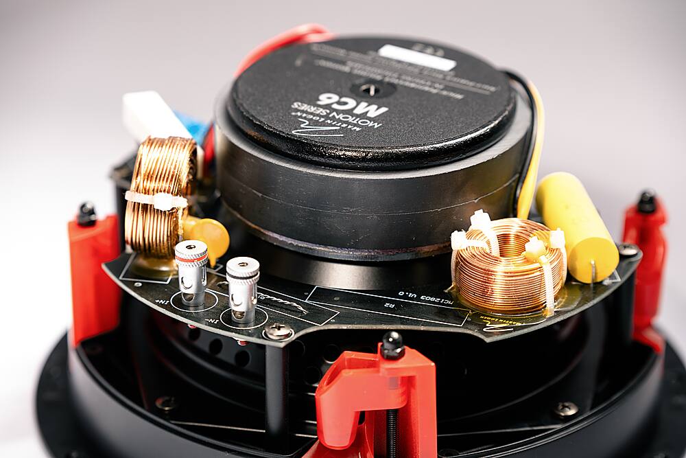 Alt View 18. MartinLogan - Motion Series CI, 6.5" Midrange with Folded Motion Tweeter, 2-Way In-Ceiling Speaker (Each) - Paintable White.