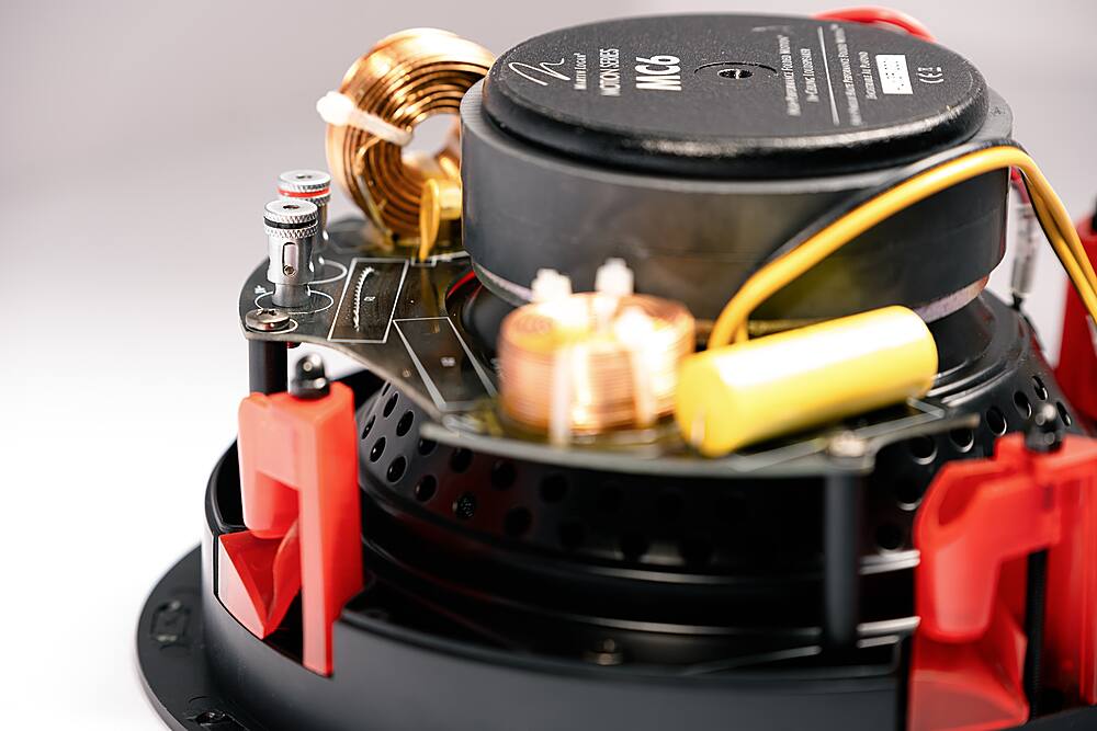 Alt View 21. MartinLogan - Motion Series CI, 6.5" Midrange with Folded Motion Tweeter, 2-Way In-Ceiling Speaker (Each) - Paintable White.