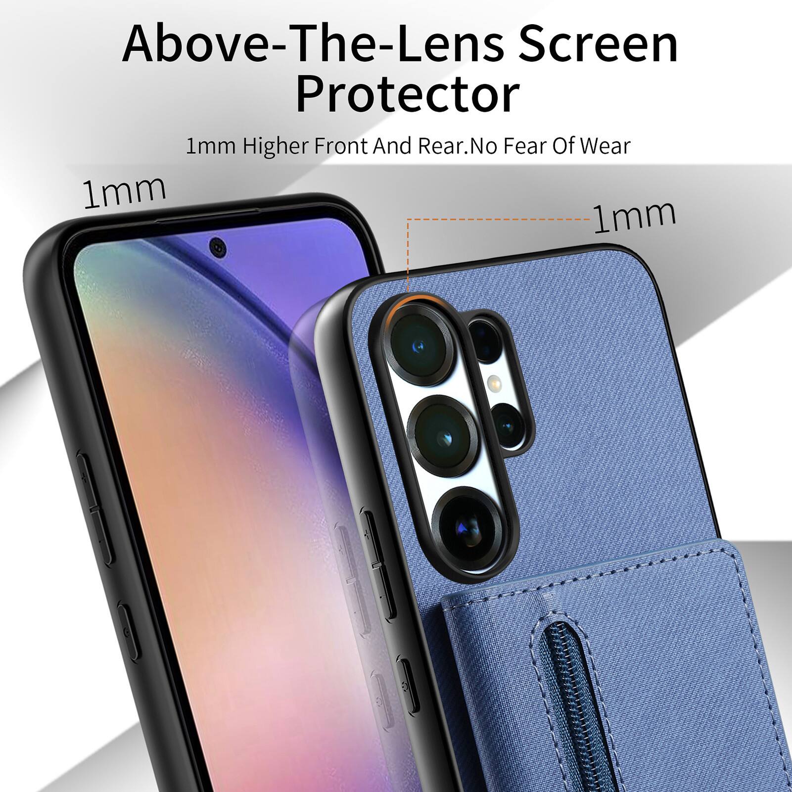 Above-The-Lens Screen Protector  
1mm Higher Front And Rear. No Fear Of Wear