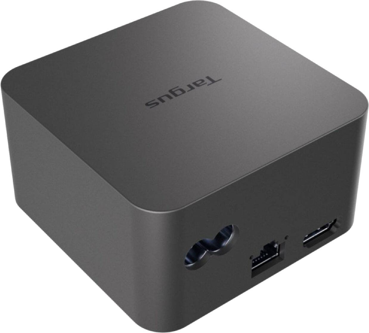 Alt View 1. Targus - USB-C Alt. Mode Single Video 8K Mobile Dock with Built-In GaN Charger - Black.