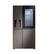 Alt View 4. LG - 23 Cu. Ft. Side-by-Side Counter-Depth Smart Refrigerator with Craft Ice - PrintProof Black Stainless Steel.