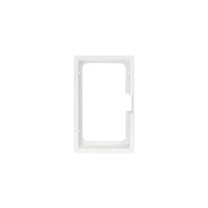 Front. MartinLogan - Masterpiece Series CI, On-Wall Enclosure for Icon 3XW - Paintable White.