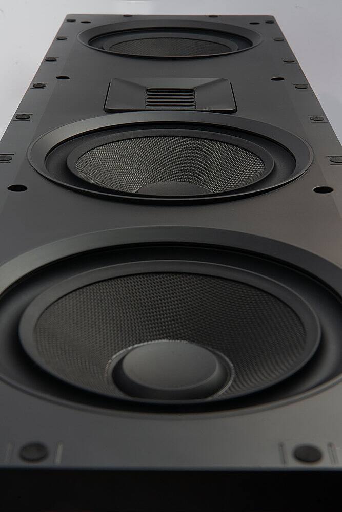 Alt View 18. MartinLogan - Motion XT Series CI, 6.5" Midrange, Dual 6.5" Woofers with Folded Motion XT Tweeter, 2.5-Way In-Wall Speaker (Each) - Paintable White.