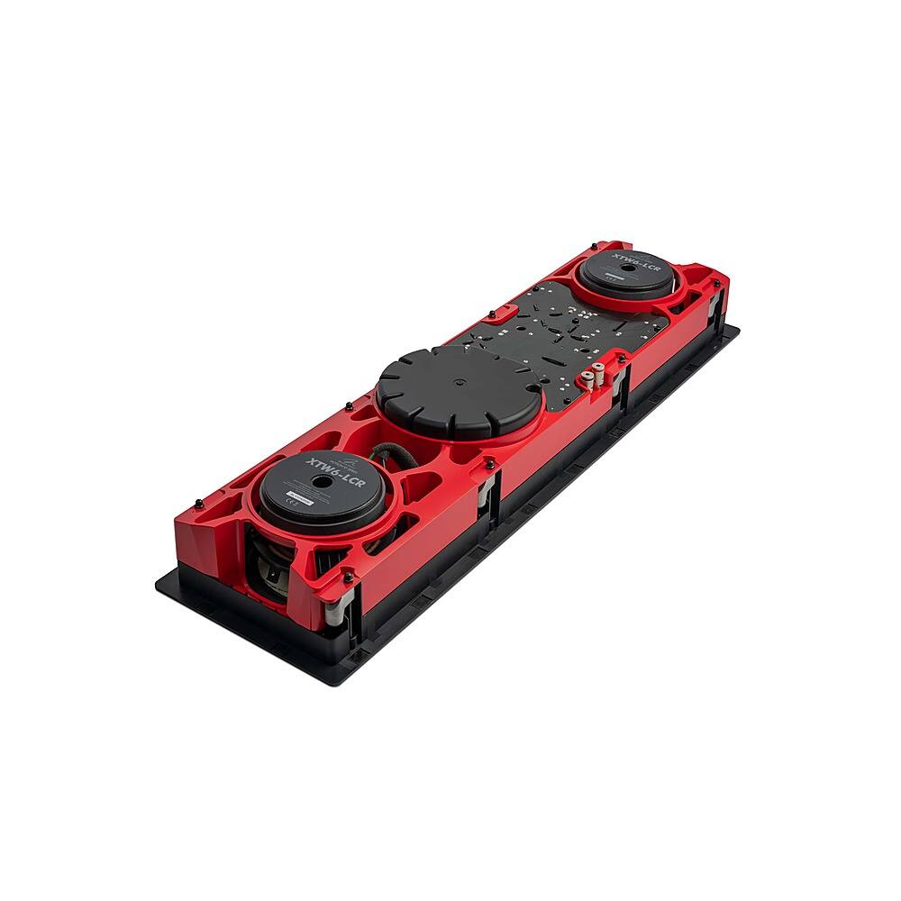 Left. MartinLogan - Motion XT Series CI, 6.5" Midrange, Dual 6.5" Woofers with Folded Motion XT Tweeter, 2.5-Way In-Wall Speaker (Each) - Paintable White.