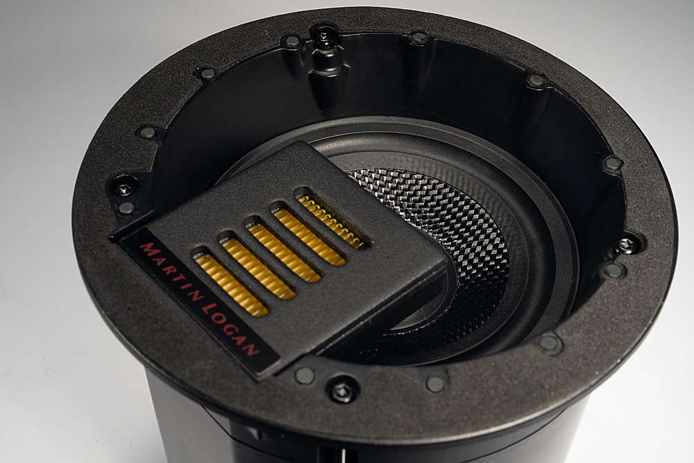 Alt View 16. MartinLogan - Motion Series CI, 4.5" Midrange with Folded Motion Tweeter, 2-Way In-Ceiling Speaker with Integrated Backbox (Each) - Paintable White.