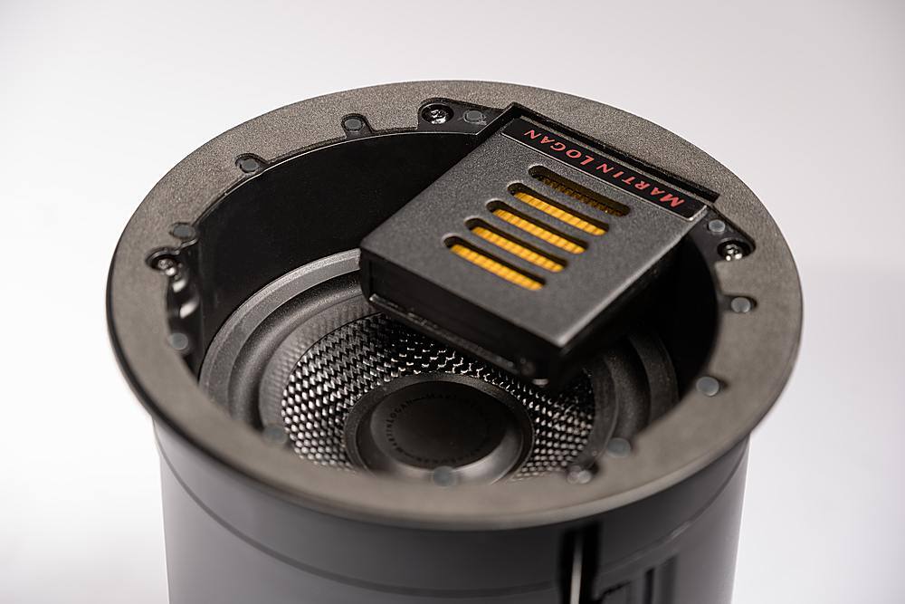 Alt View 21. MartinLogan - Motion Series CI, 4.5" Midrange with Folded Motion Tweeter, 2-Way In-Ceiling Speaker with Integrated Backbox (Each) - Paintable White.