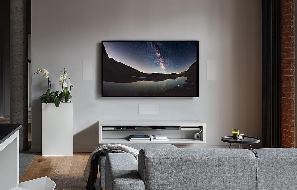 Alt View 13. MartinLogan - Motion Series CI, Dual 4" Woofer with Folded Motion Tweeter, 2-way In-Wall Speaker (Each) - Paintable White.