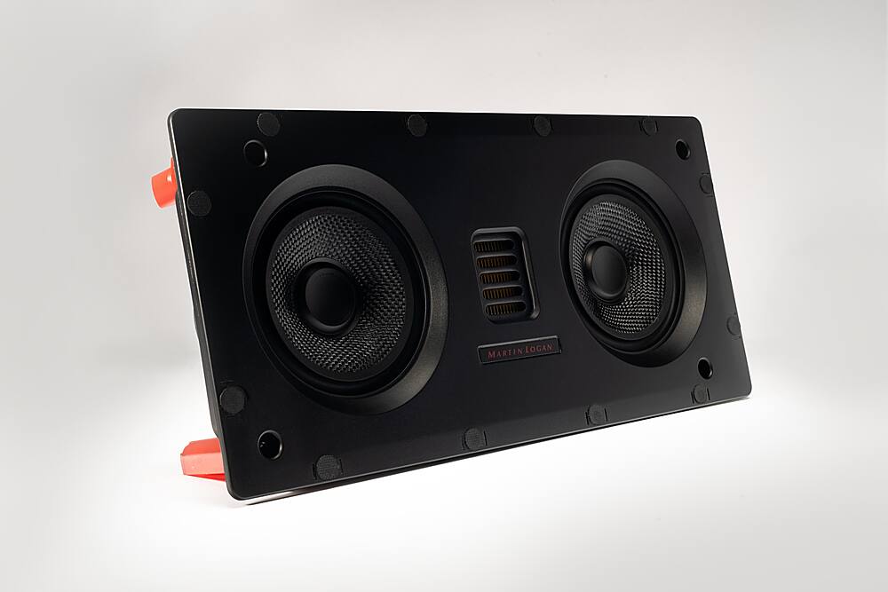 Alt View 14. MartinLogan - Motion Series CI, Dual 4" Woofer with Folded Motion Tweeter, 2-way In-Wall Speaker (Each) - Paintable White.