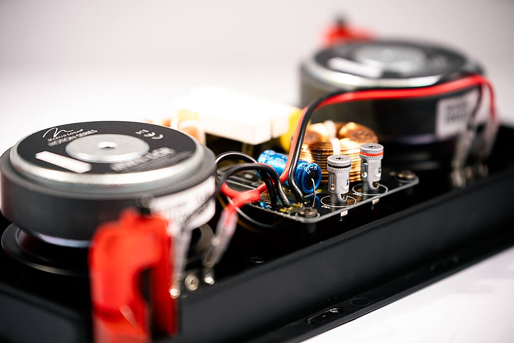 Alt View 18. MartinLogan - Motion Series CI, Dual 4" Woofer with Folded Motion Tweeter, 2-way In-Wall Speaker (Each) - Paintable White.